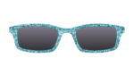 The Polarized Aquamarine Sparkle Sun Top