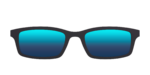 The Polarized Blue Reflective Sun Top