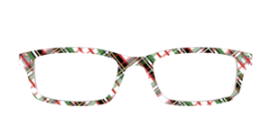 The Evergreen Plaid with Foil Crystal