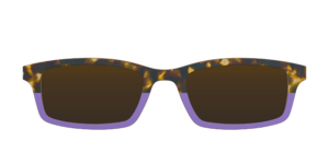 The Polarized Lavender Tortoise Split Sun Top
