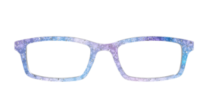 The Pastel Snowflake with Iridescent Glitter