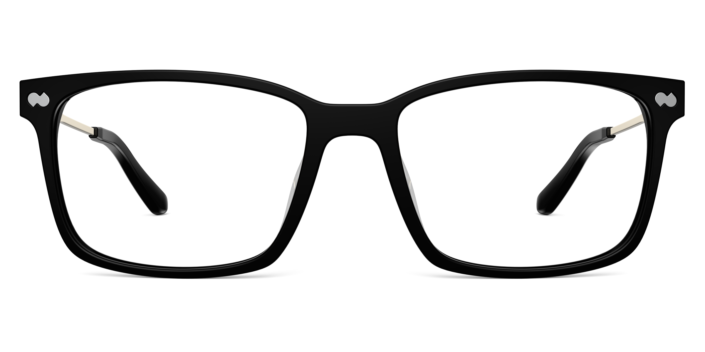 The Kirby - Black Acetate Gold Metal - Image 2