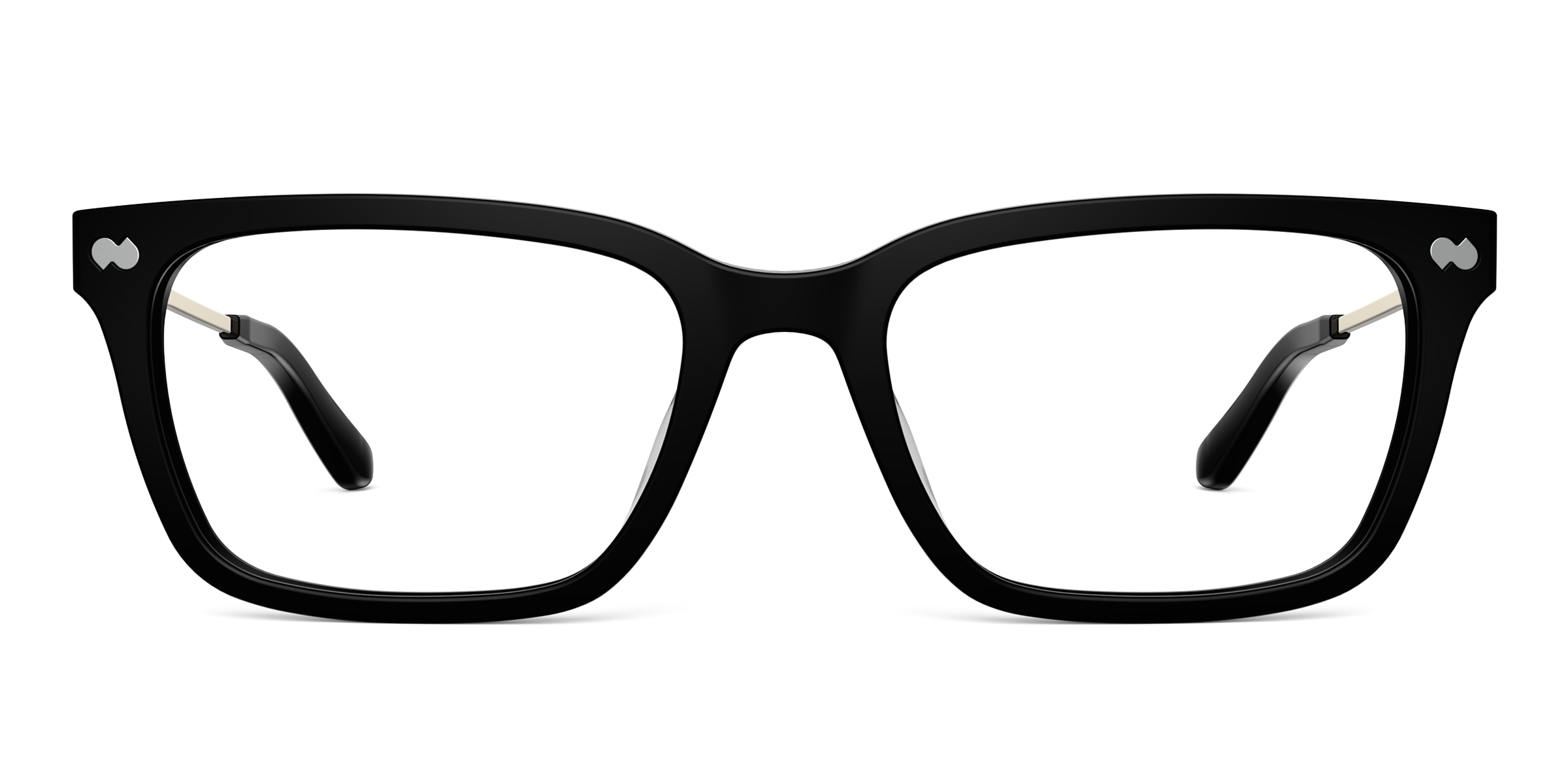 The Larkin - Black Acetate Gold Metal - Image 2