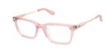The Larkin - Pink Clear Acetate Rose Gold Metal