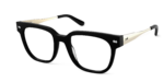 The Murphy - Black Acetate Gold Metal
