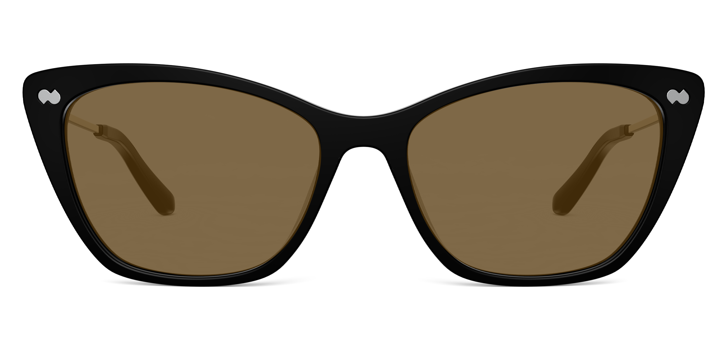 The Wanda - Black Acetate Gold Metal - Image 5