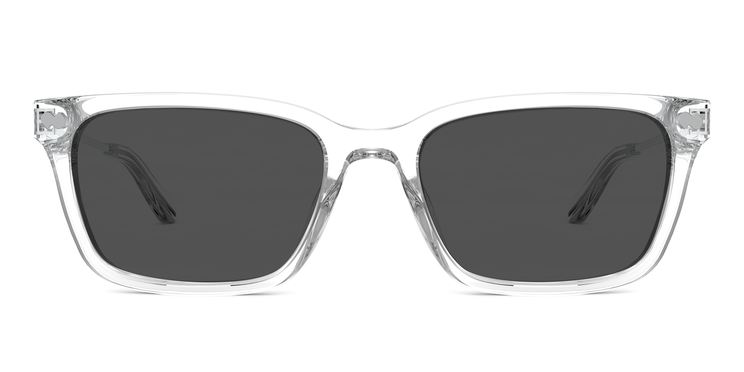 The Larkin - Crystal Clear Acetate Silver Metal Sun - Image 3