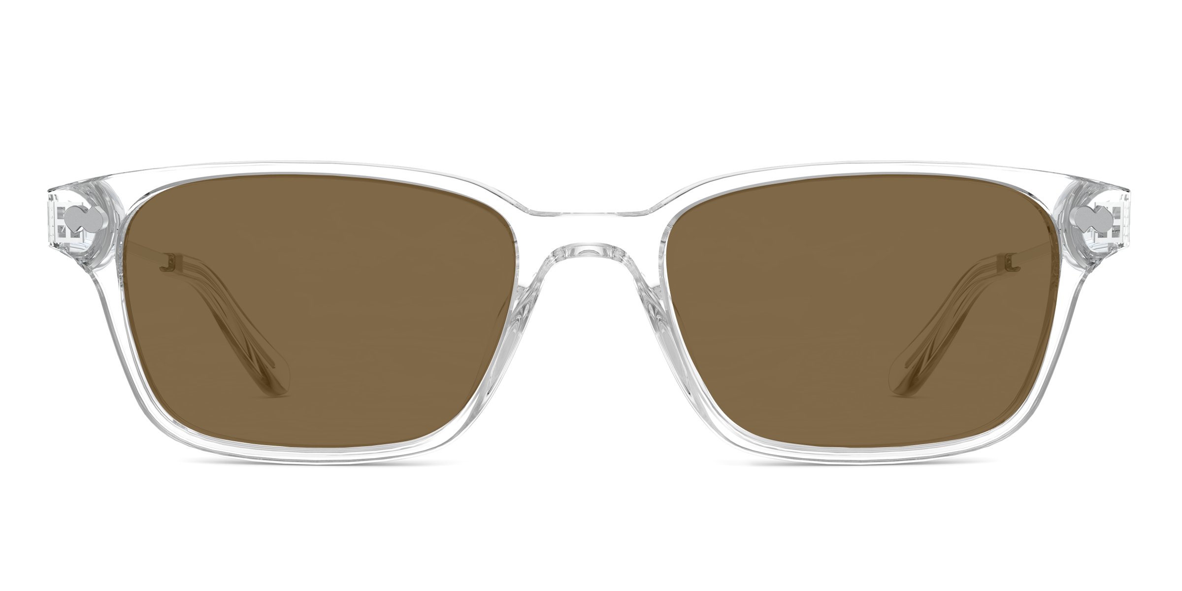 The Finley - Crystal Clear Acetate Silver Metal Sun - Image 4