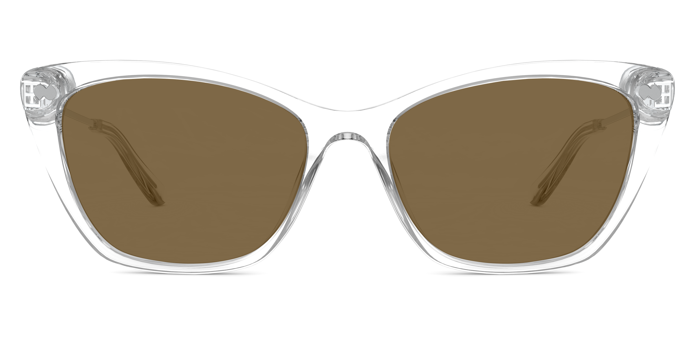 The Wanda - Crystal Clear Acetate Silver Metal Sun - Image 4