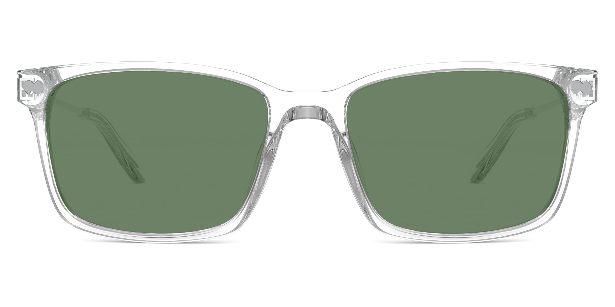 The Kirby - Crystal Clear Acetate Silver Metal - Image 6