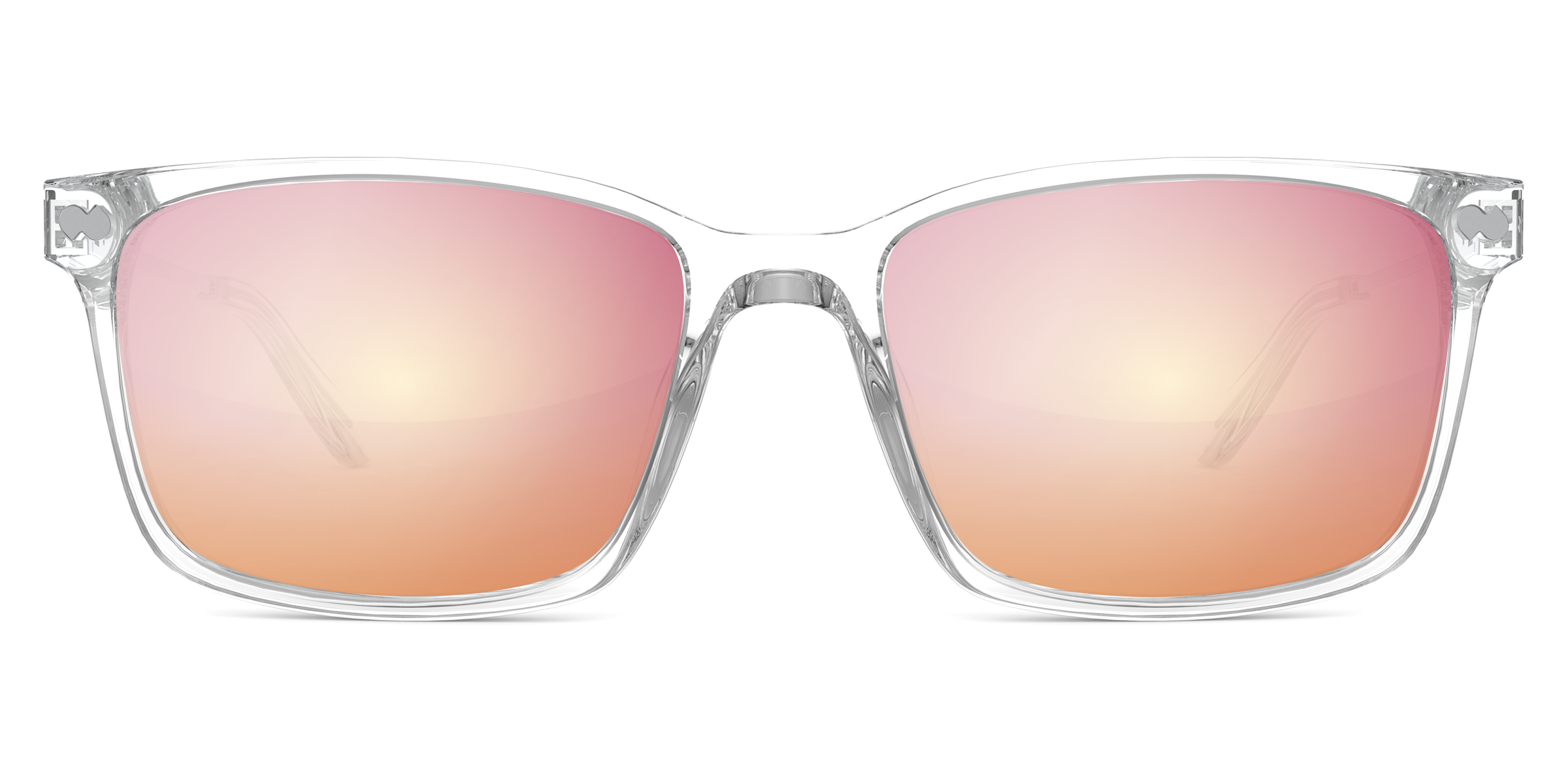 The Kirby - Crystal Clear Acetate Silver Metal - Image 8