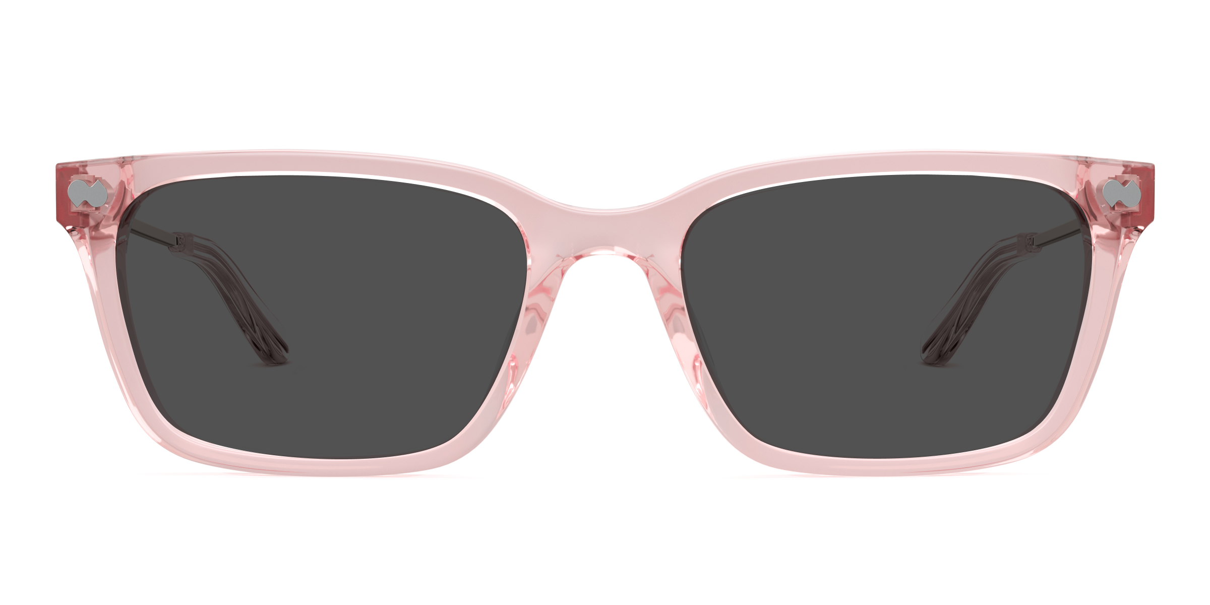 The Larkin - Pink Clear Acetate Rose Gold Metal Sun - Image 3