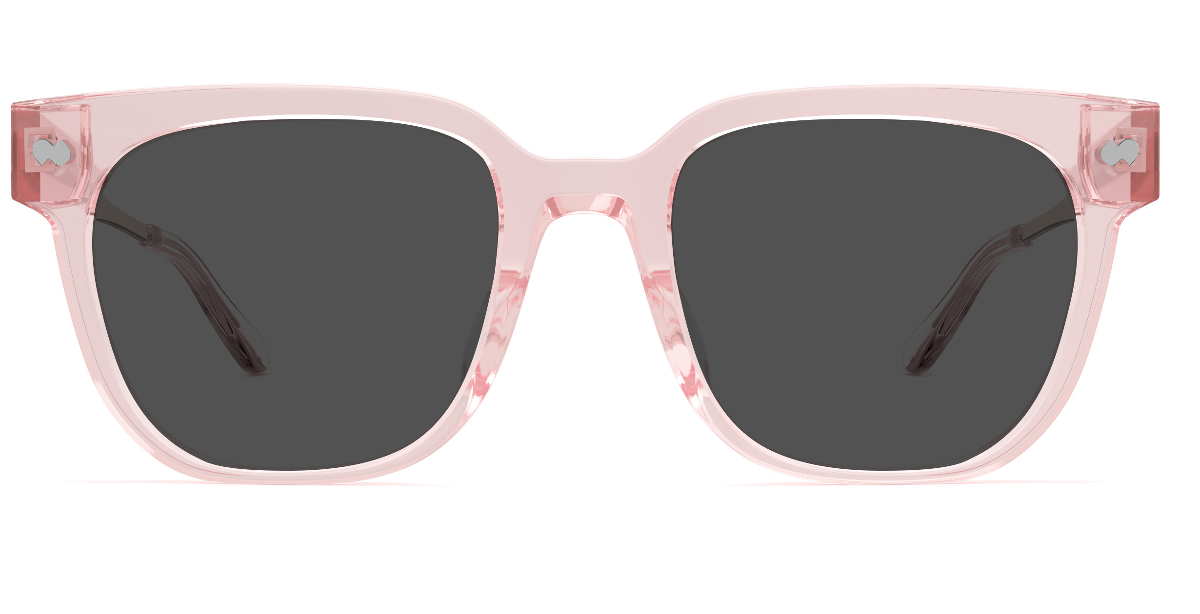 The Murphy - Pink Clear Acetate Rose Gold Metal Sun - Image 3