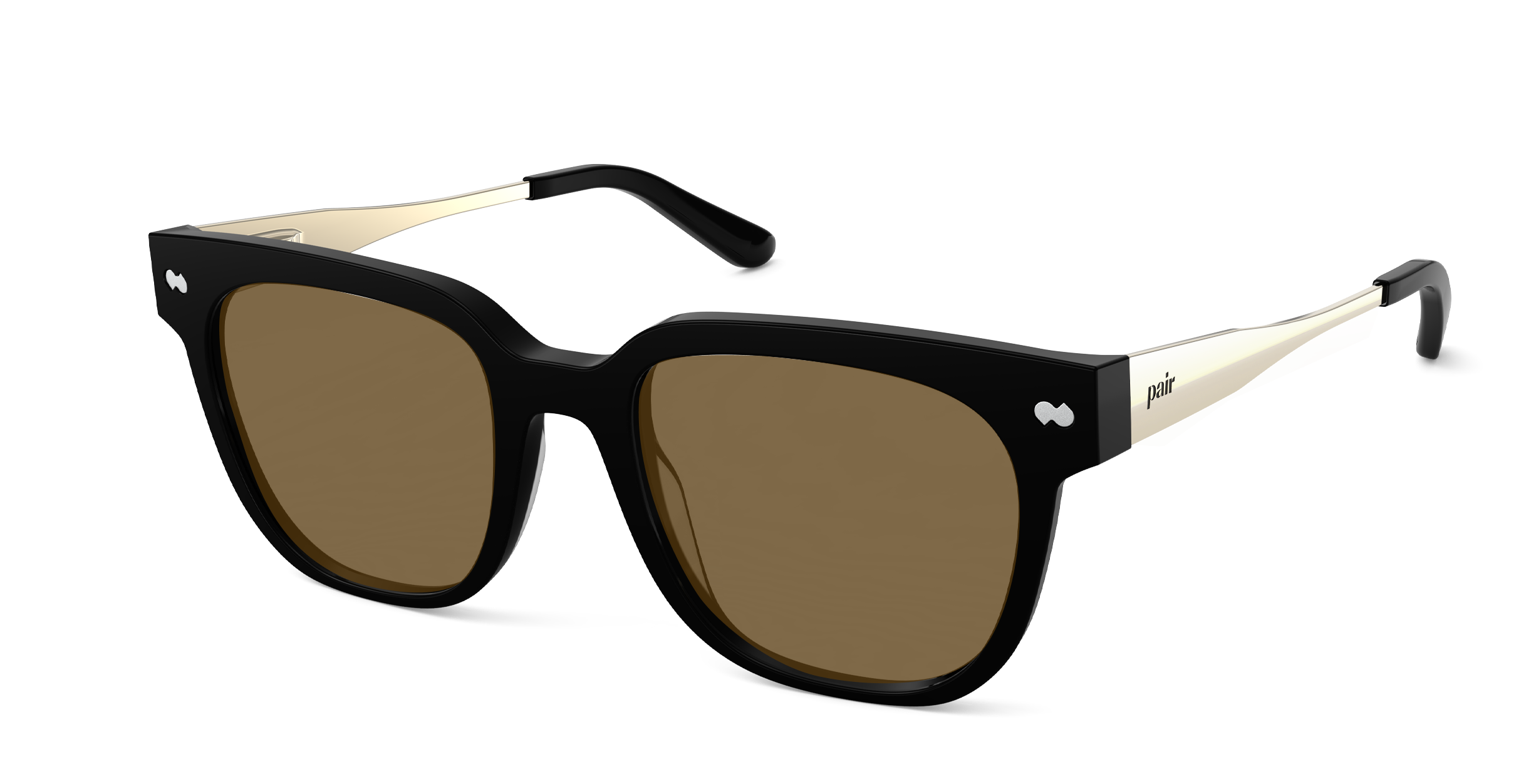 The Murphy - Black Acetate Gold Metal Sun - Image 2
