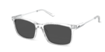 The Kirby - Crystal Clear Acetate Silver Metal Sun