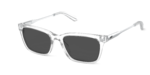 The Larkin - Crystal Clear Acetate Silver Metal Sun
