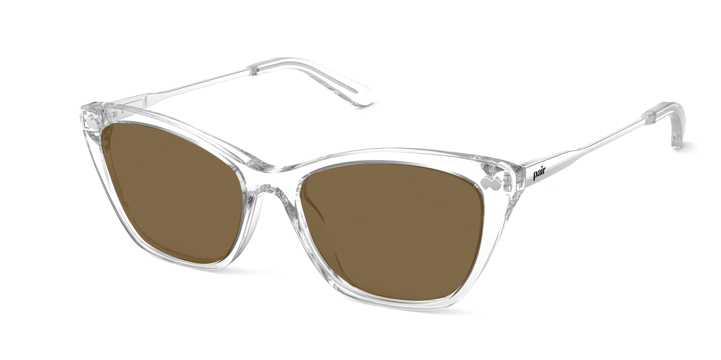 The Wanda - Crystal Clear Acetate Silver Metal Sun - Image 2