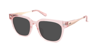 The Murphy - Pink Clear Acetate Rose Gold Metal Sun