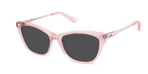 The Wanda - Pink Clear Acetate Rose Gold Metal Sun