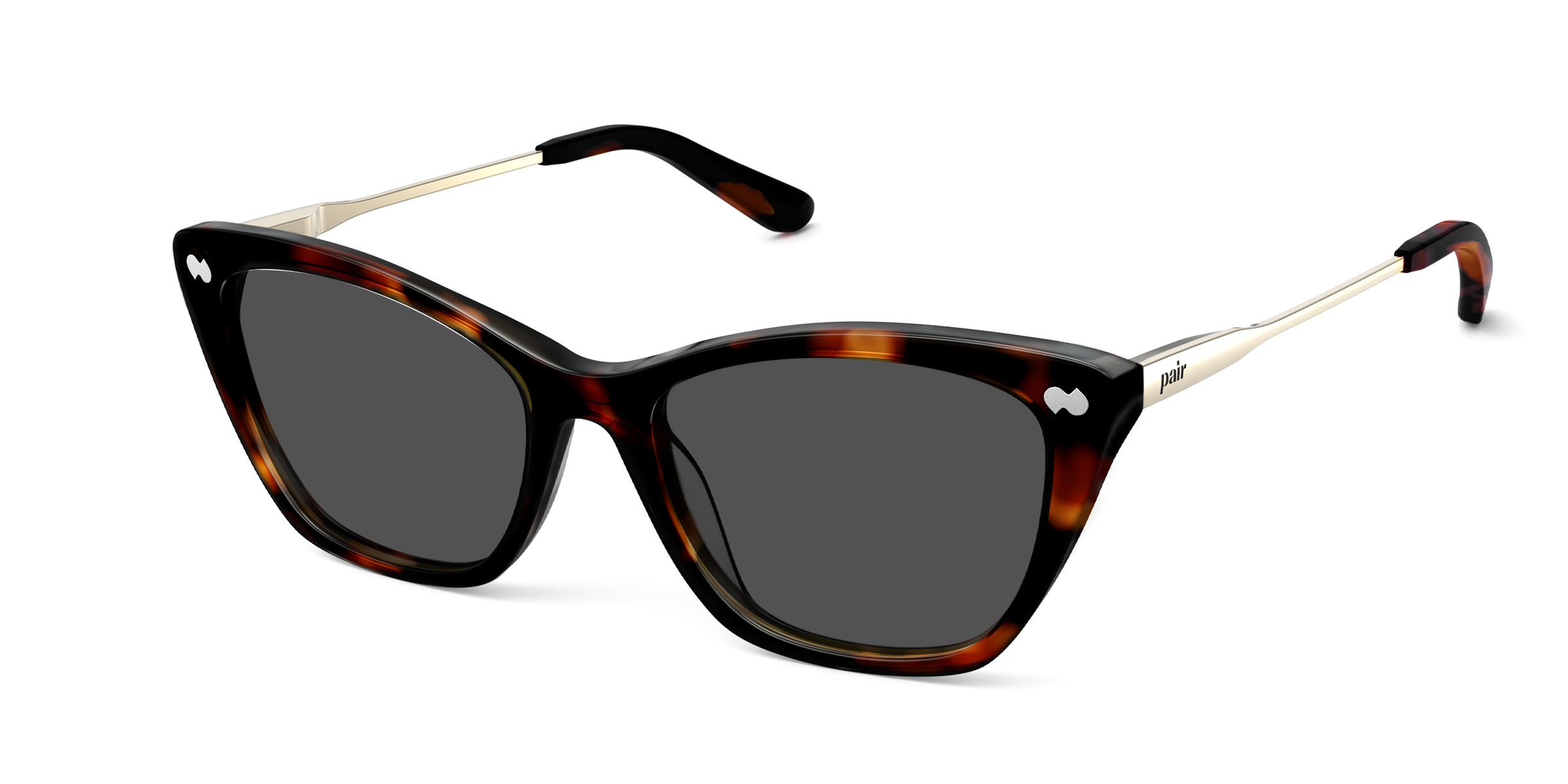 The Wanda - Tortoise Acetate Gold Metal Sun