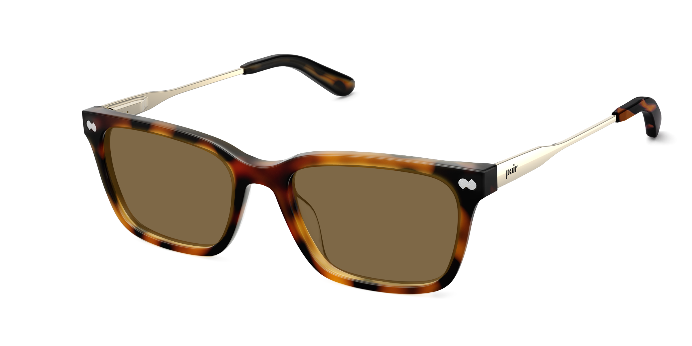 The Larkin - Tortoise Acetate Gold Metal Sun - Image 2
