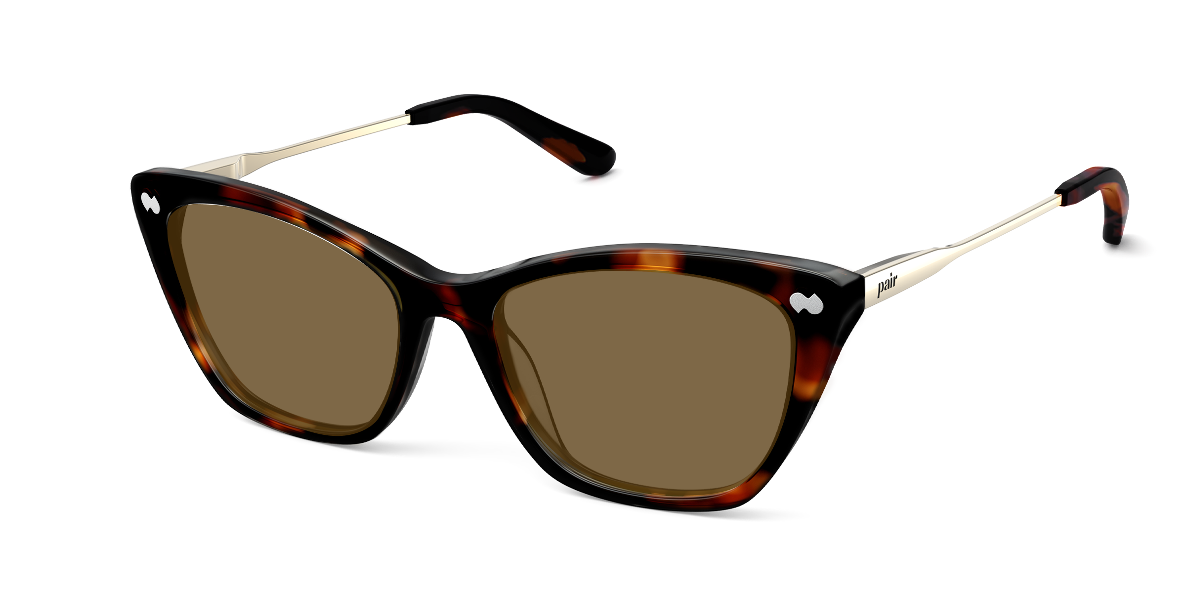 The Wanda - Tortoise Acetate Gold Metal Sun - Image 2