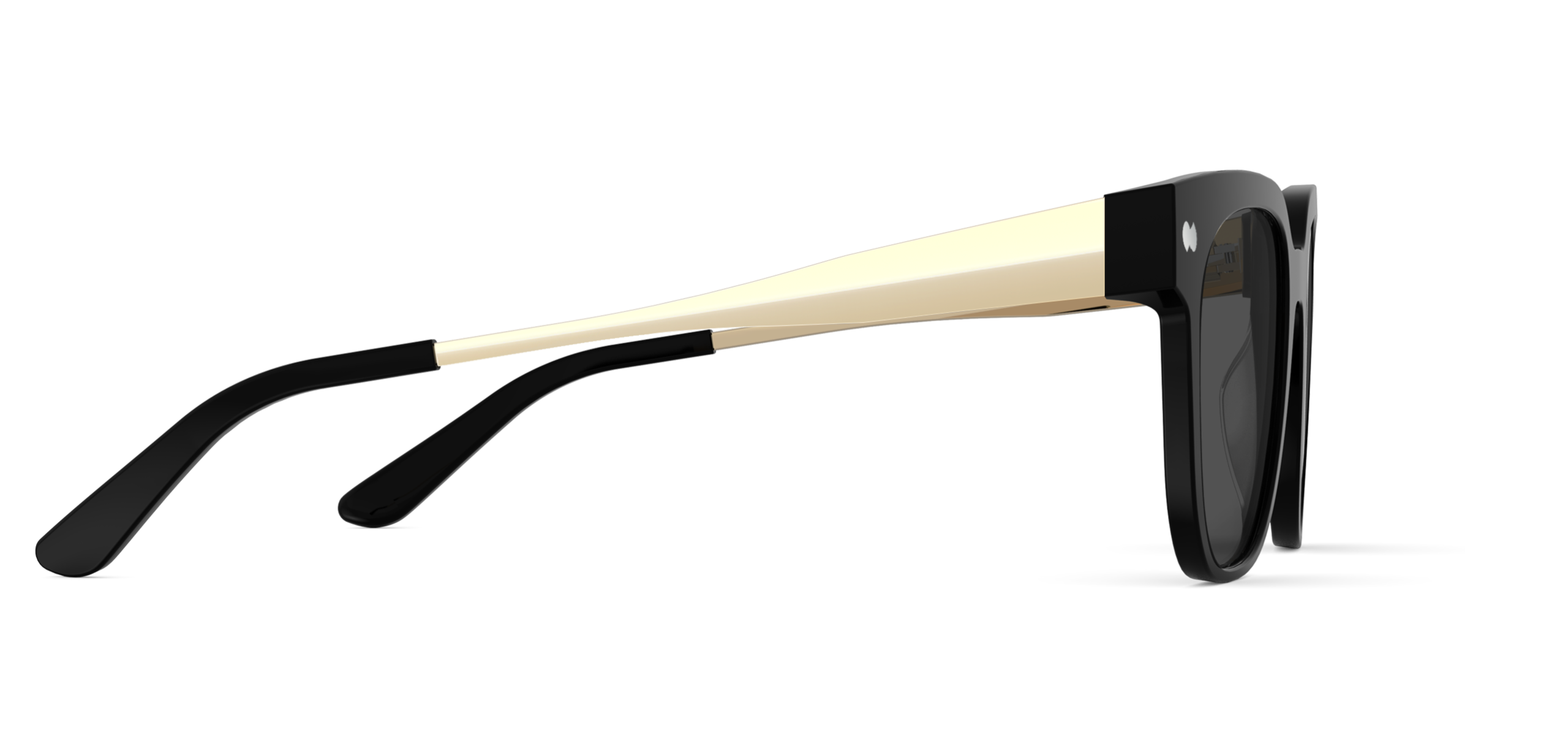 The Murphy - Black Acetate Gold Metal Sun - Image 5
