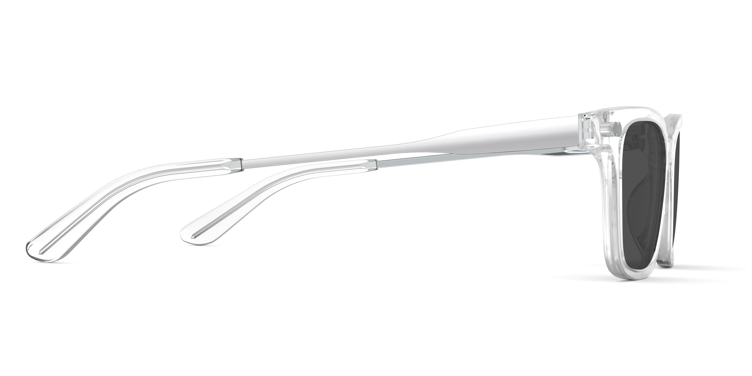 The Larkin - Crystal Clear Acetate Silver Metal Sun - Image 5
