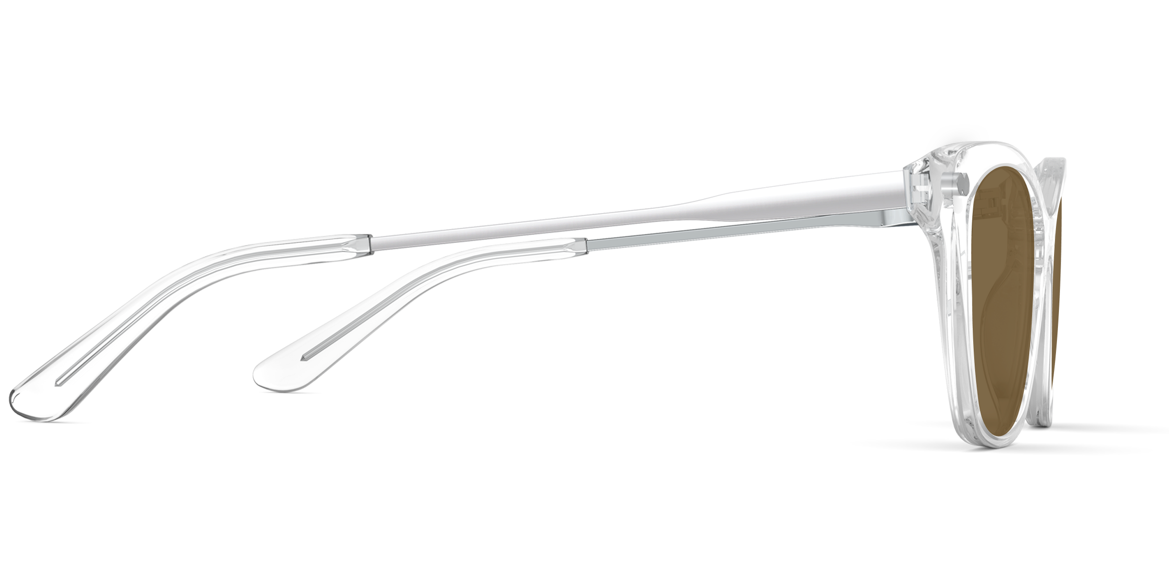 The Wanda - Crystal Clear Acetate Silver Metal Sun - Image 6