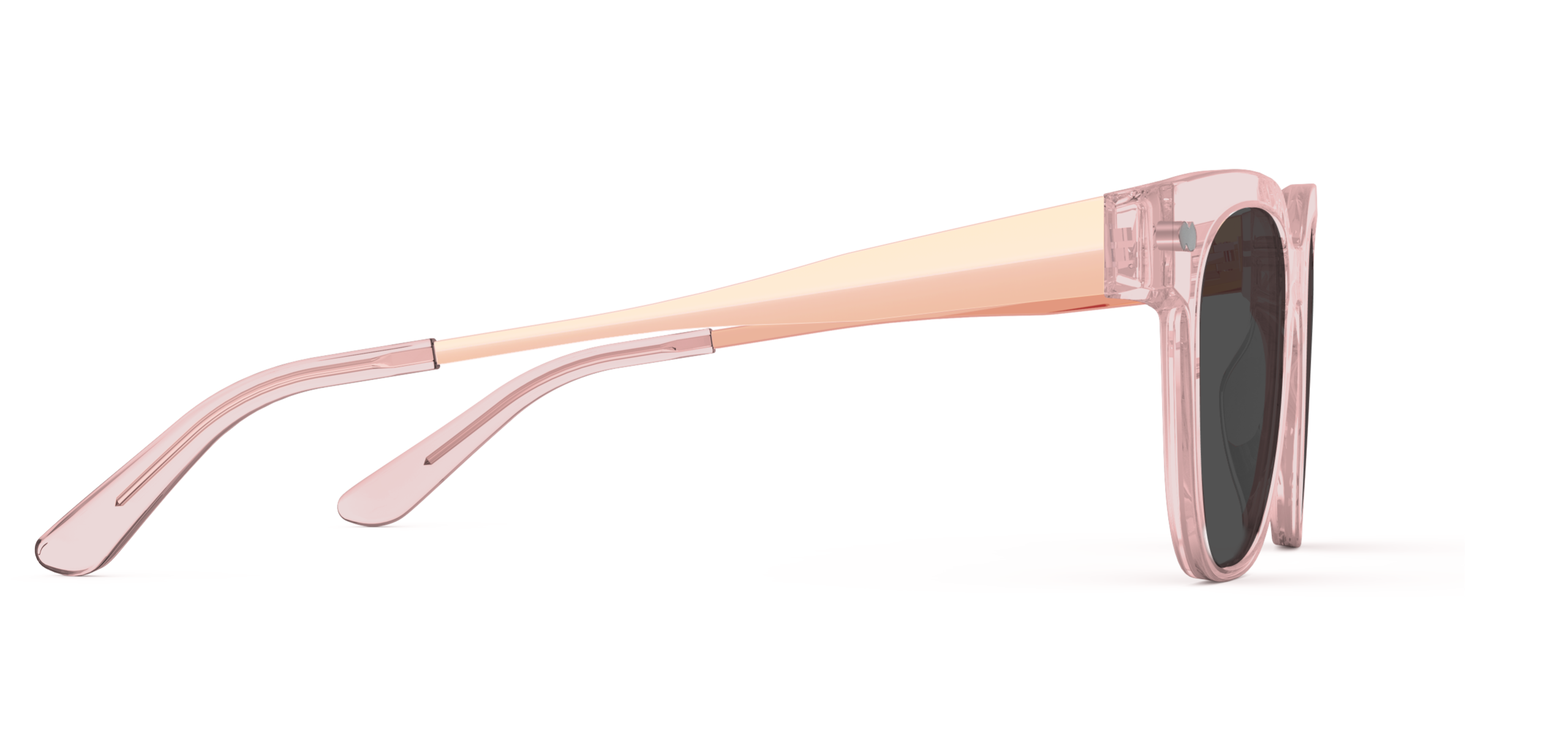 The Murphy - Pink Clear Acetate Rose Gold Metal Sun - Image 5