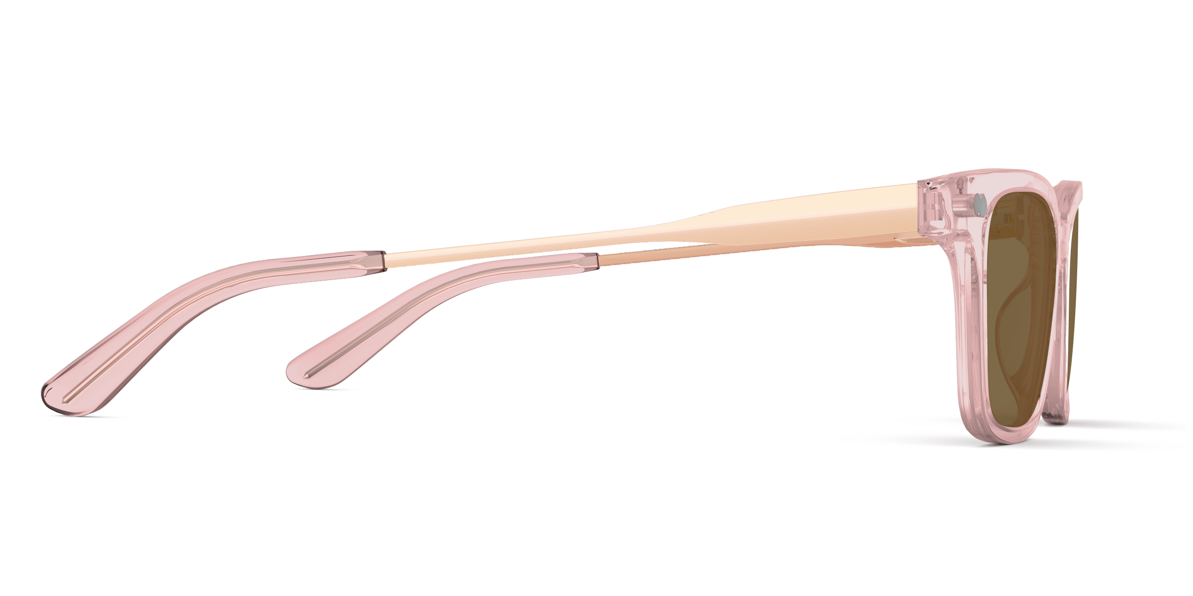 The Larkin - Pink Clear Acetate Rose Gold Metal Sun - Image 6