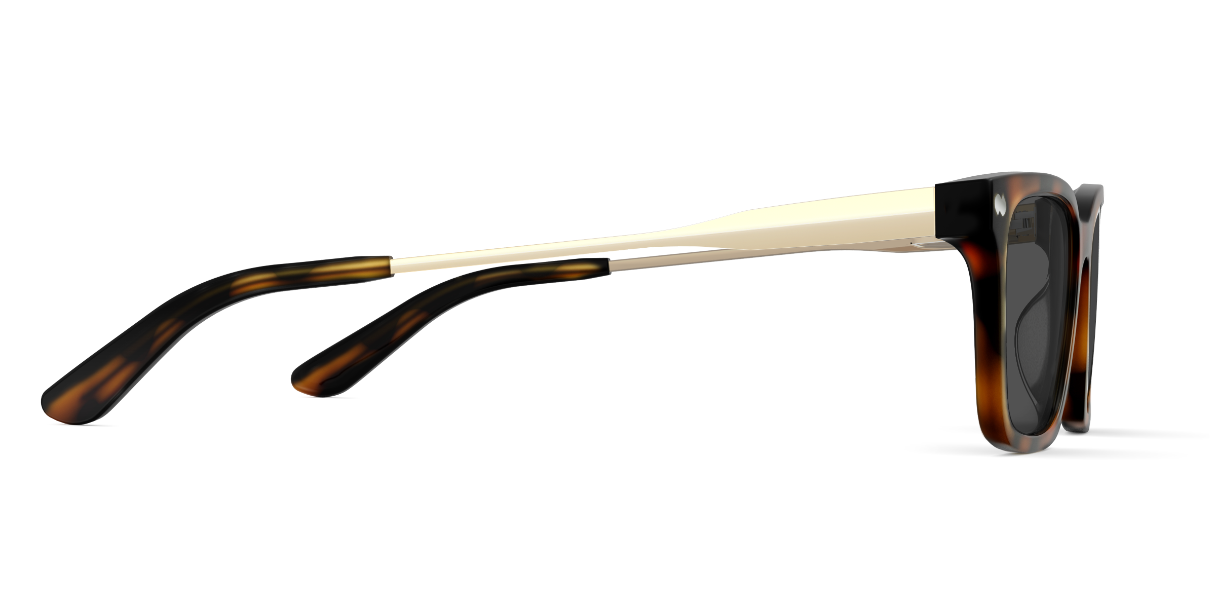 The Larkin - Tortoise Acetate Gold Metal Sun - Image 5