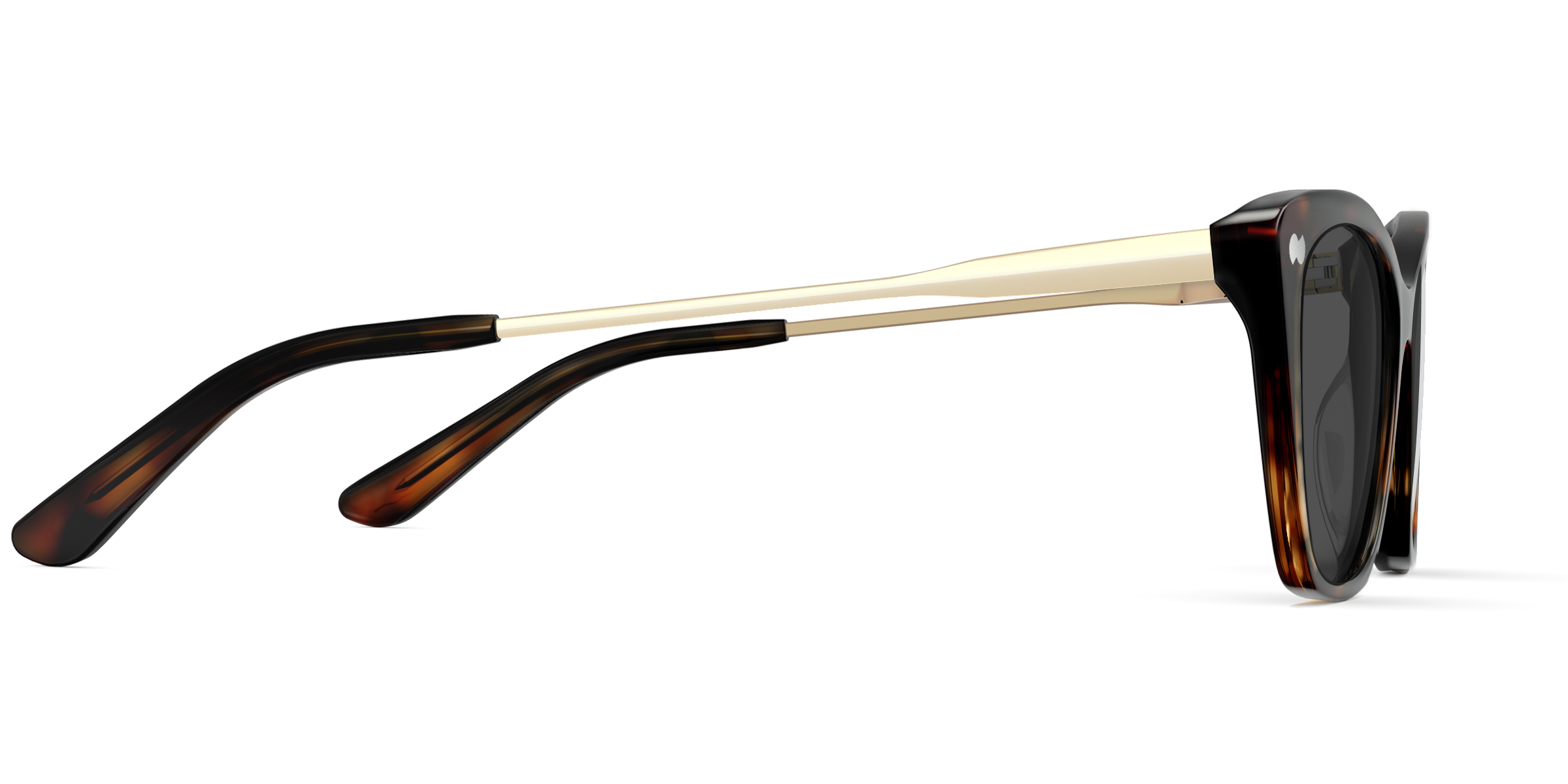 The Wanda - Tortoise Acetate Gold Metal Sun - Image 5