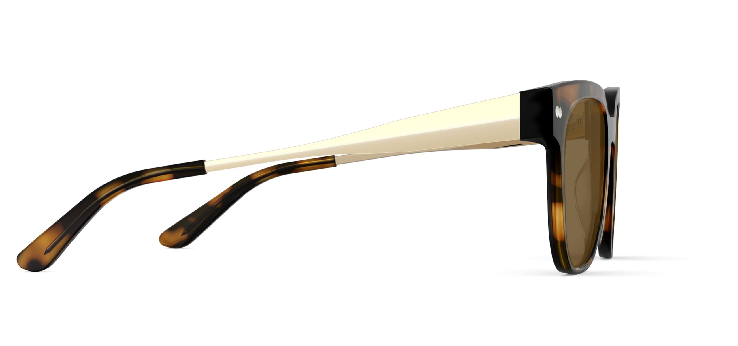 The Murphy - Tortoise Acetate Gold Metal Sun - Image 6