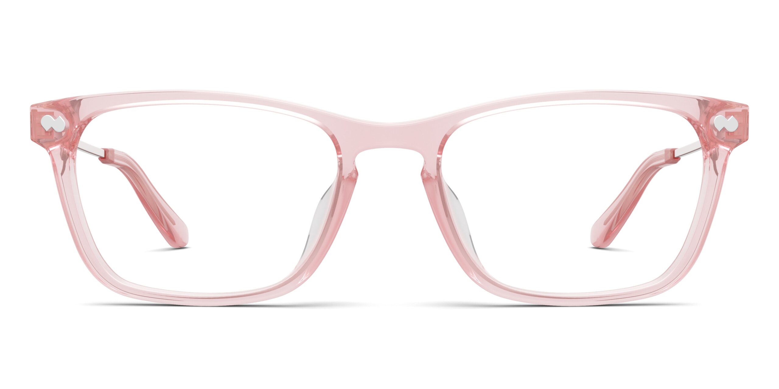 The Casper - Pink Clear Acetate Rose Gold Metal - Image 2