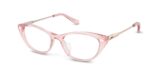 The ella - Pink Clear Acetate Rose Gold Metal
