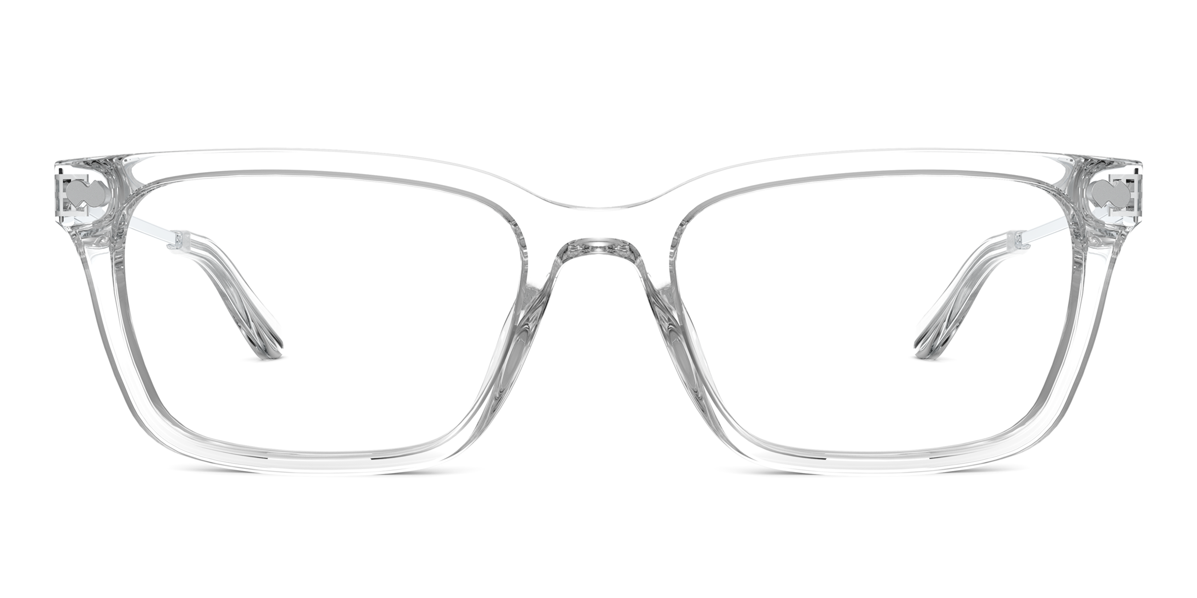 The Larkin - Crystal Clear Acetate Silver Metal - Image 2