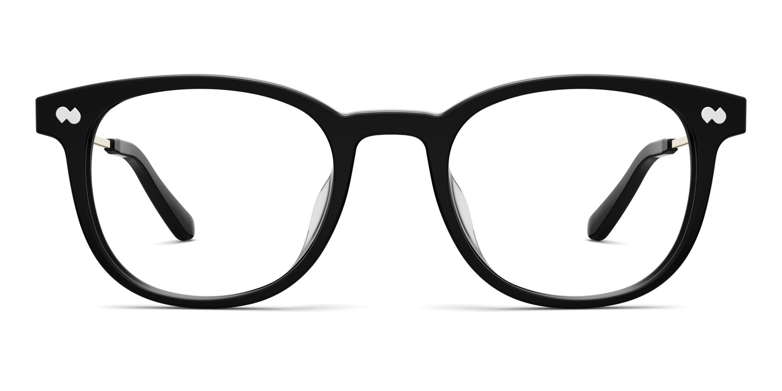 The Reese - Black Acetate Gold Metal - Image 2