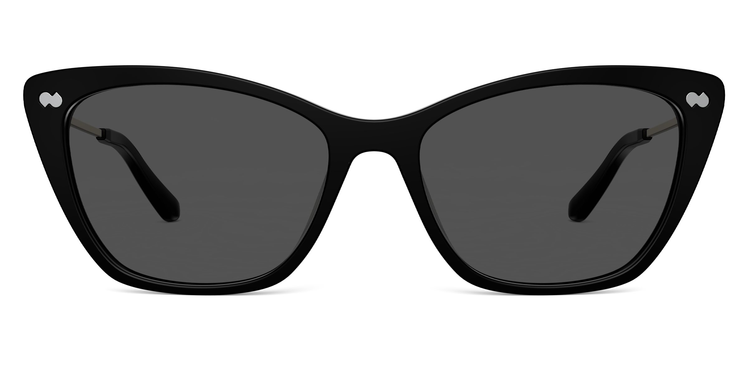 The Wanda - Black Acetate Gold Metal Sun - Image 3