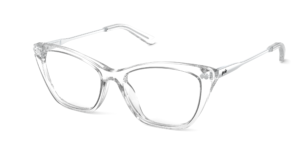 The Wanda - Crystal Clear Acetate Silver Metal